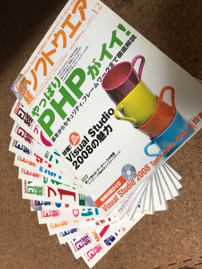 日経ソフトウェア2007年12月〜2008年12月