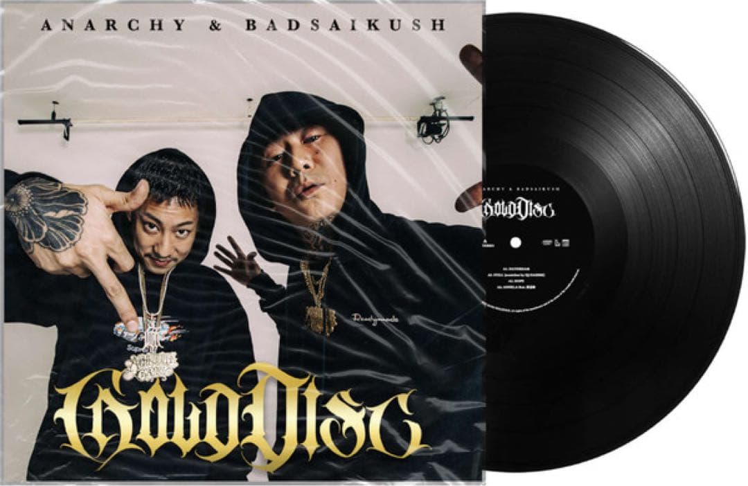 ANARCHY & BADSAIKUSH GOLD DISC レコード 舐達麻