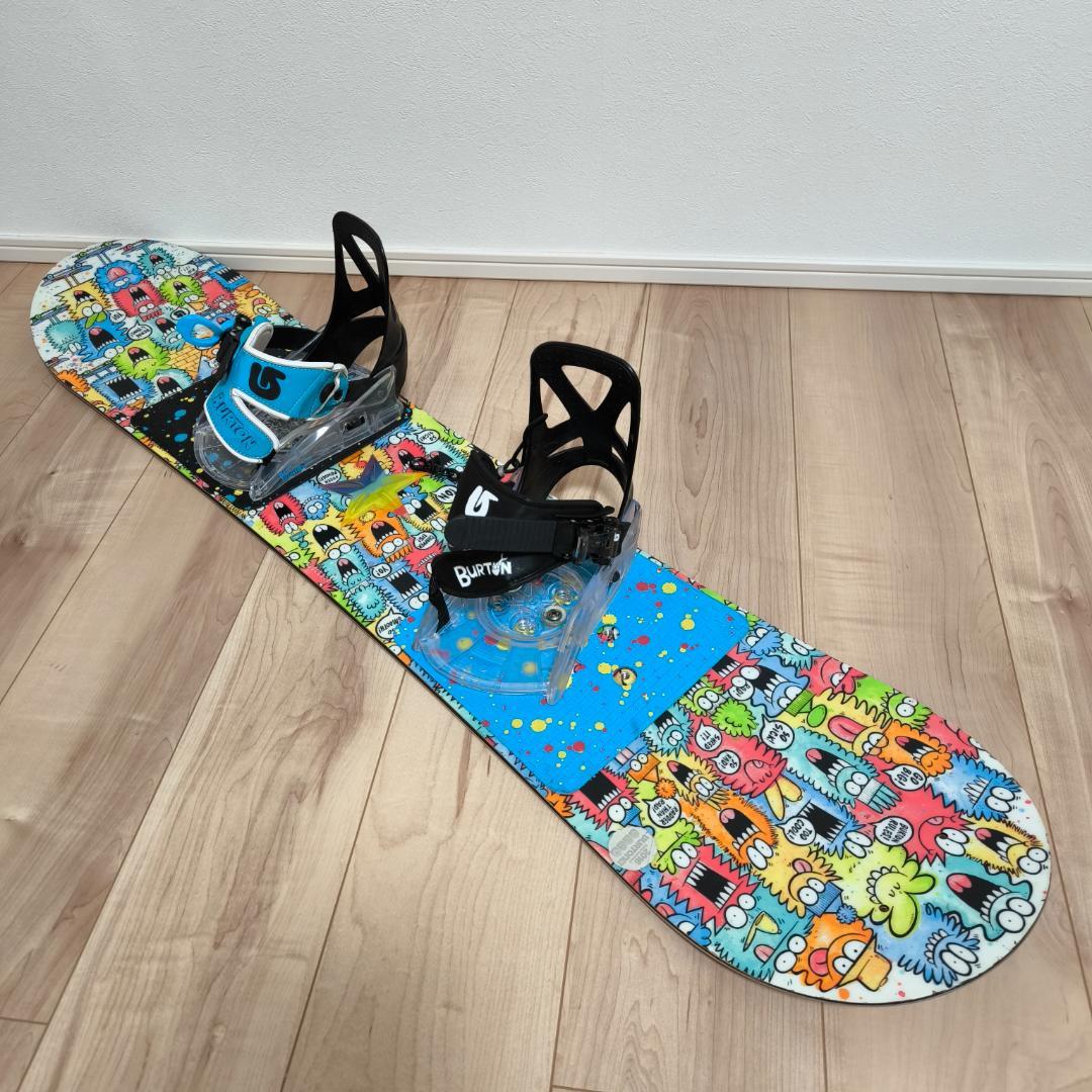 【セール中】BURTON　バートン　キッズ　スノーボード　１１０ｃｍ　２点セット