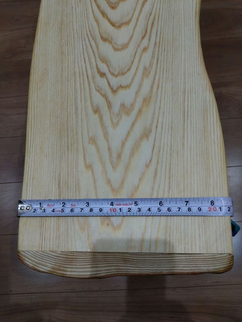 杉のベンチ66　KIZUNA〜❕座面は杉の模様が綺麗、脚は丸太風