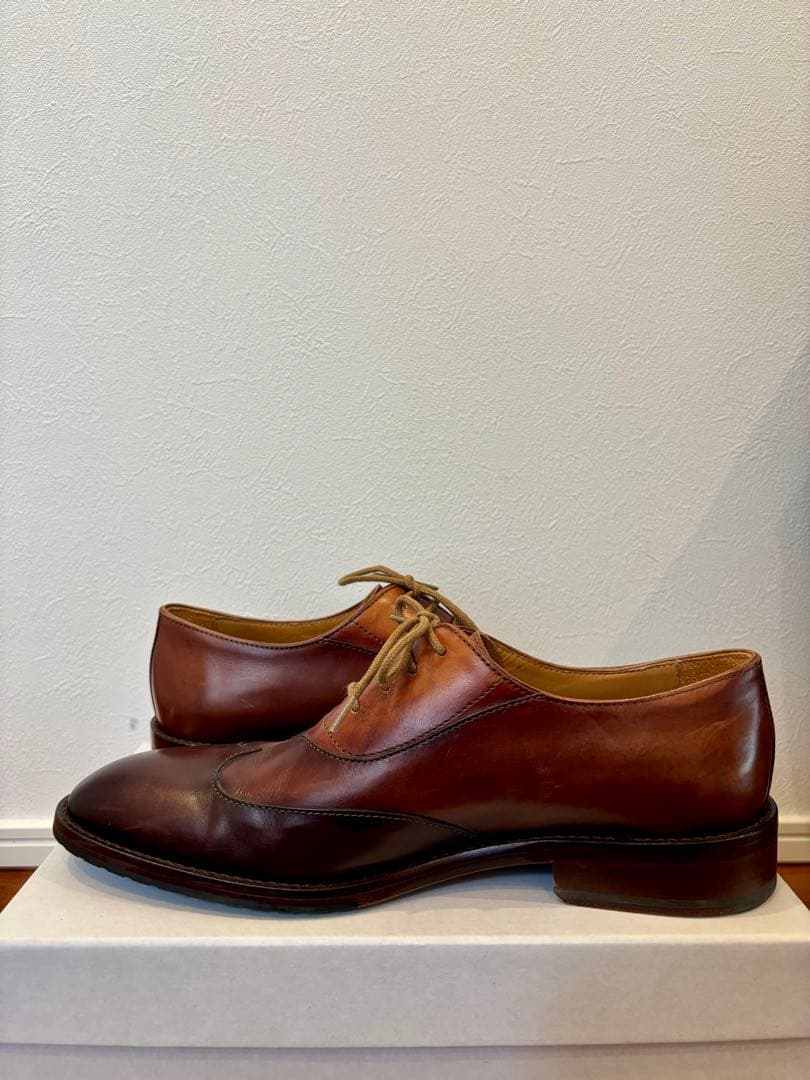 【CENTENÁRIO（センテナリオ）】ウィングチップ ドレスシューズ ブラウン