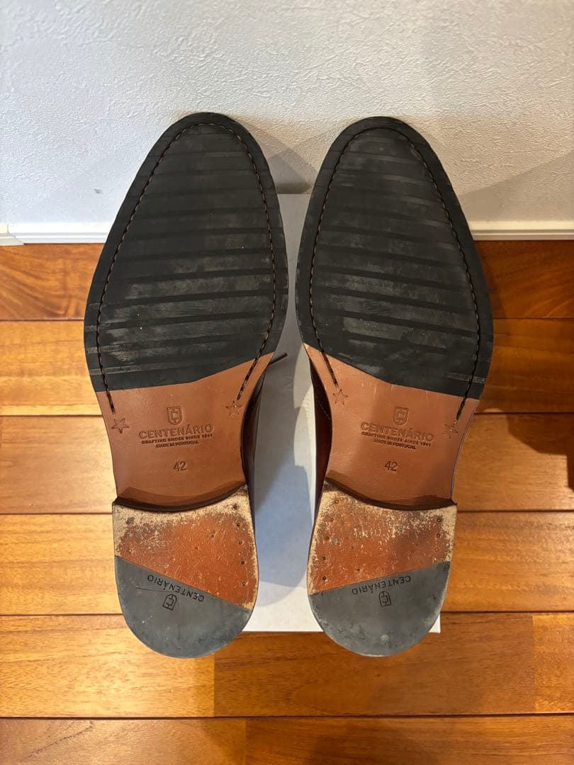 【CENTENÁRIO（センテナリオ）】ウィングチップ ドレスシューズ ブラウン