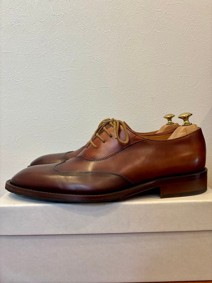 【CENTENÁRIO（センテナリオ）】ウィングチップ ドレスシューズ ブラウン