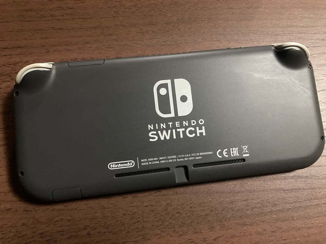 任天堂 Switch Lite （グレー、箱無し、充電器付き、専用ケース付き）