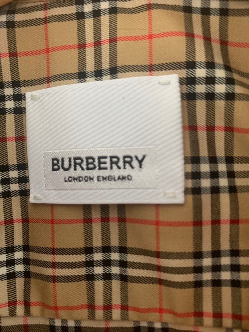 『新品・未使用』BURBERRY チェック柄 長袖シャツ