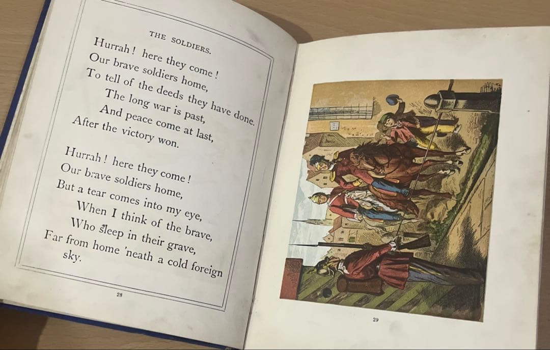 No.397希少 アンティーク 古書 洋書 絵本 イギリス 童謡 児童書