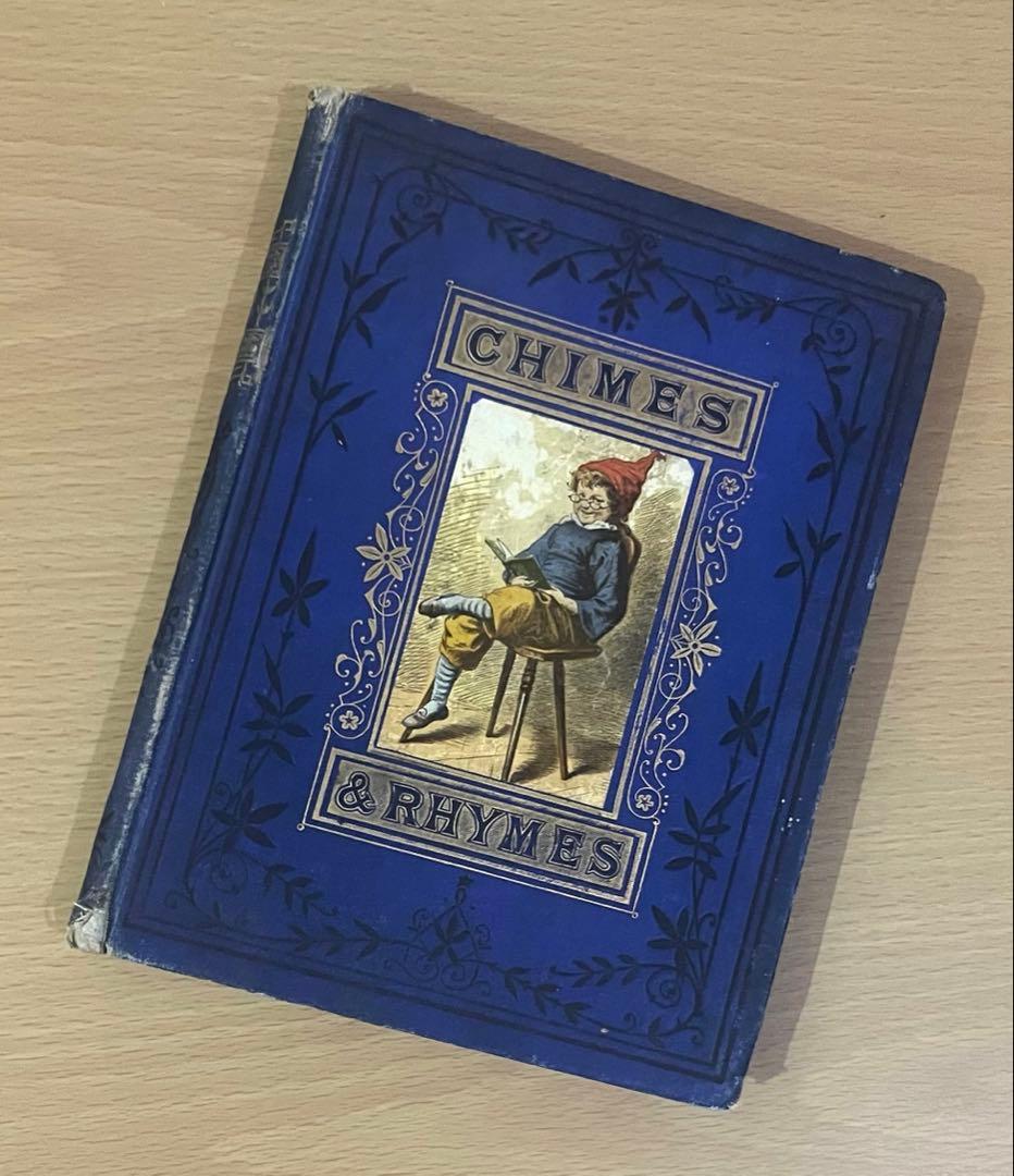 No.397希少 アンティーク 古書 洋書 絵本 イギリス 童謡 児童書