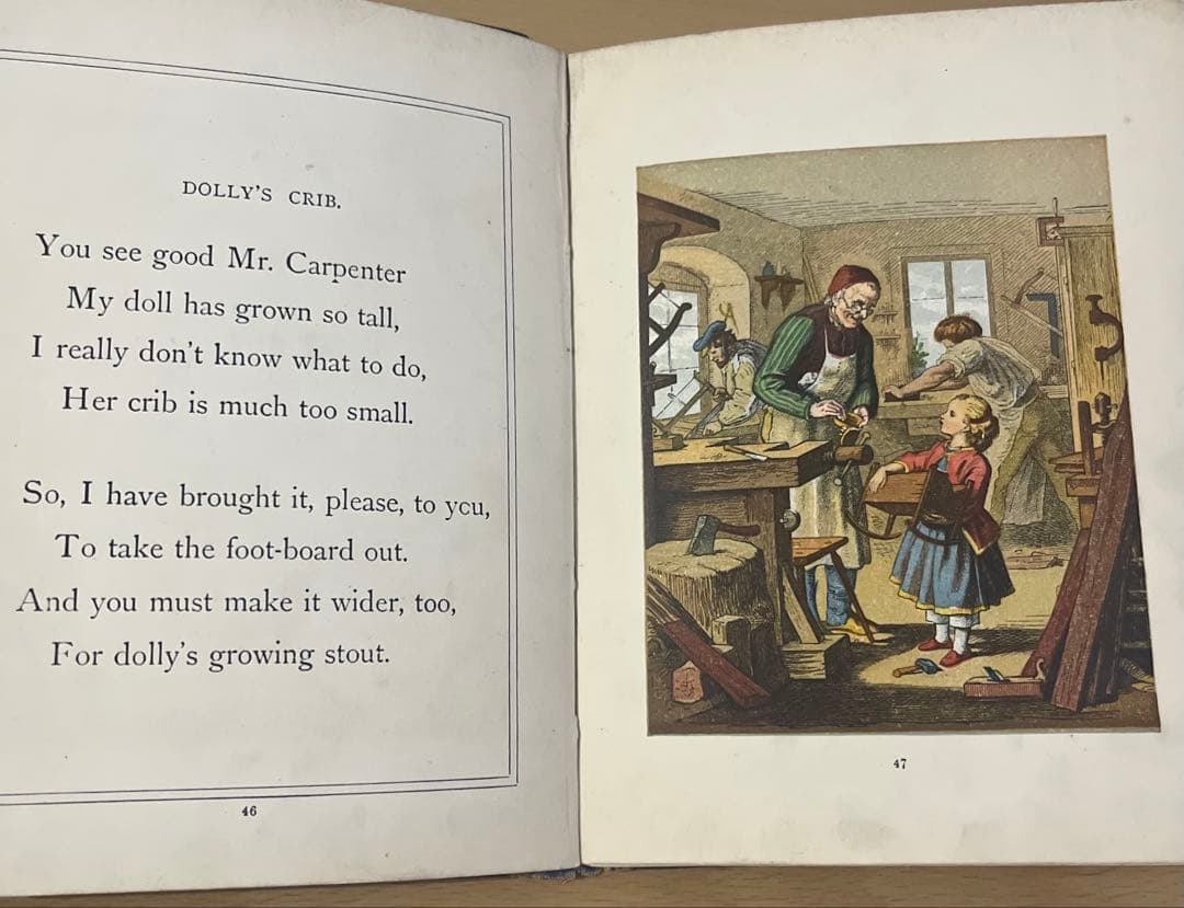 No.397希少 アンティーク 古書 洋書 絵本 イギリス 童謡 児童書