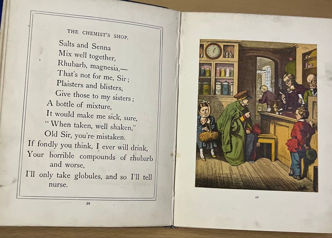 No.397希少 アンティーク 古書 洋書 絵本 イギリス 童謡 児童書