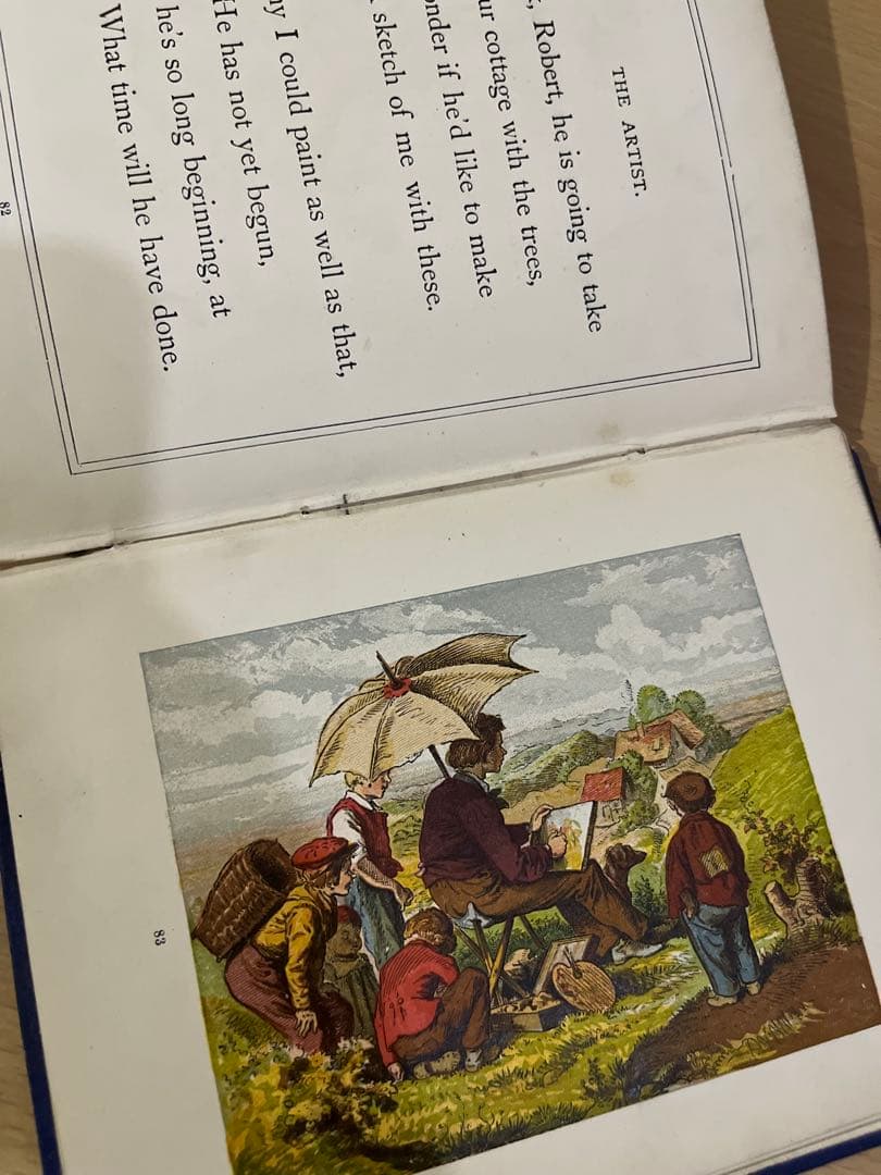 No.397希少 アンティーク 古書 洋書 絵本 イギリス 童謡 児童書