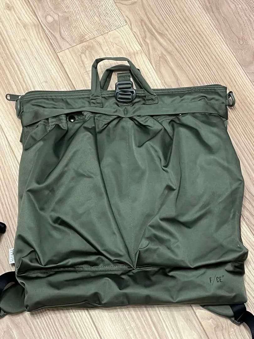 F/CE*ビームス コーデュラオリーブヘルメットバック3way