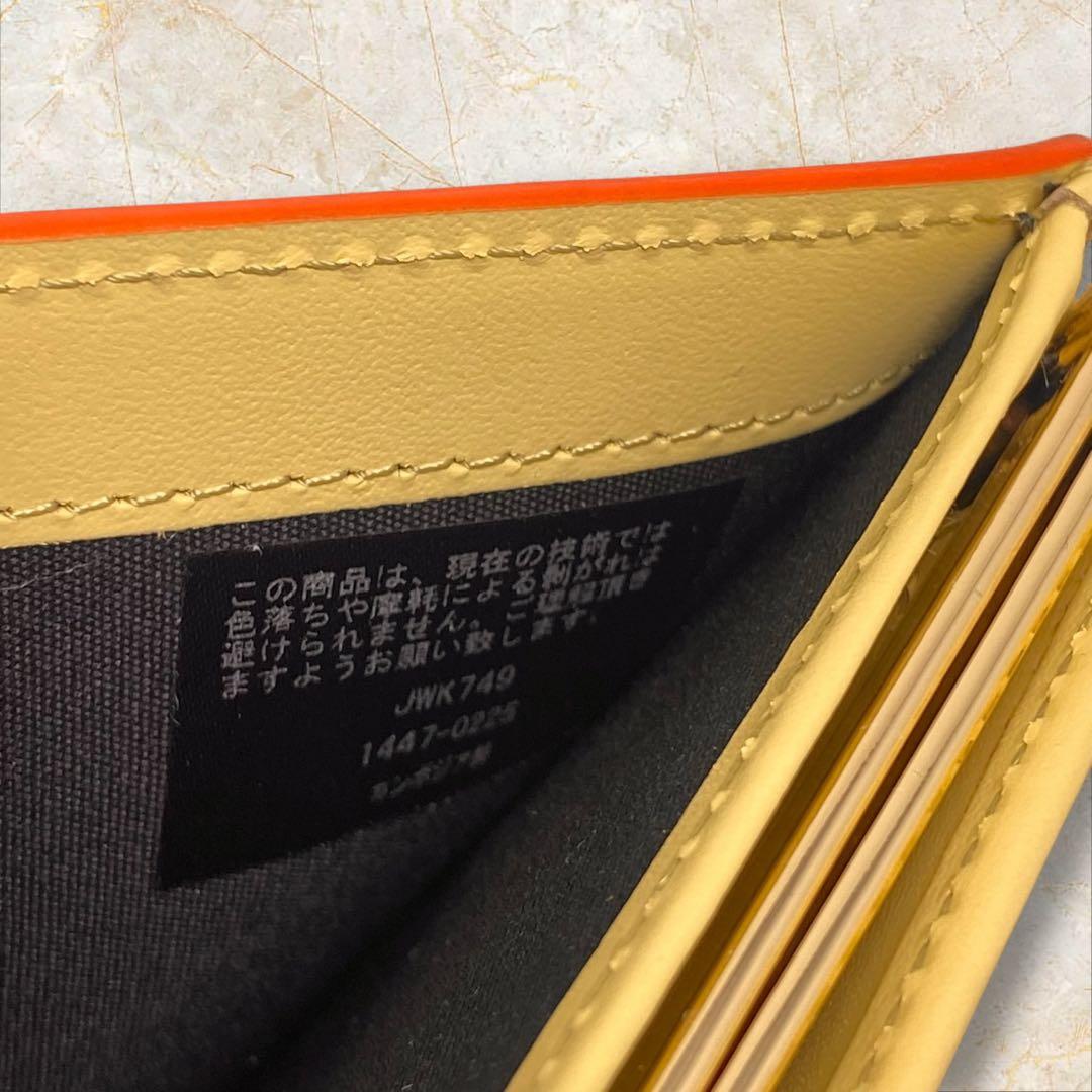 未使用 Paul Smith ポールスミス 二つ折り財布 カラードエッジ がま口