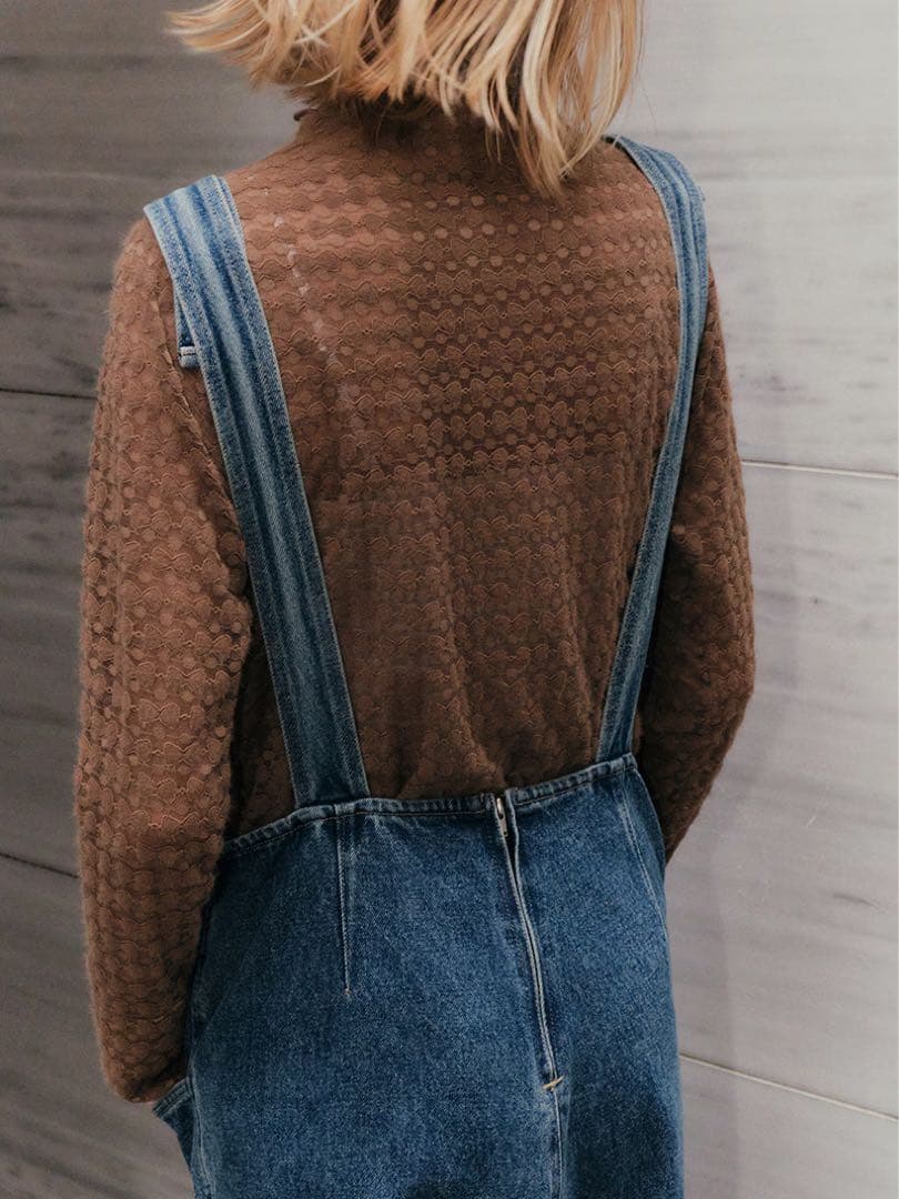 trefleplus デニムオーバーオール