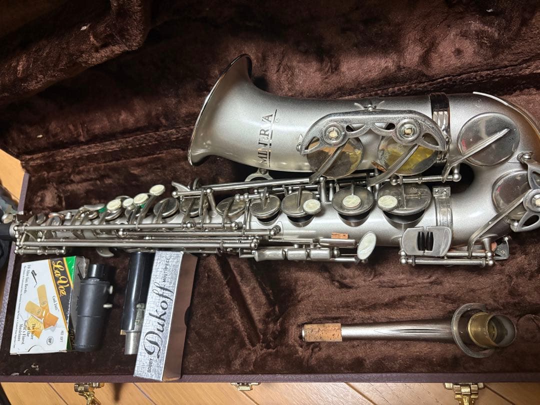 【現状品】MINERVA アルトサックス MAS-59FN シルバー