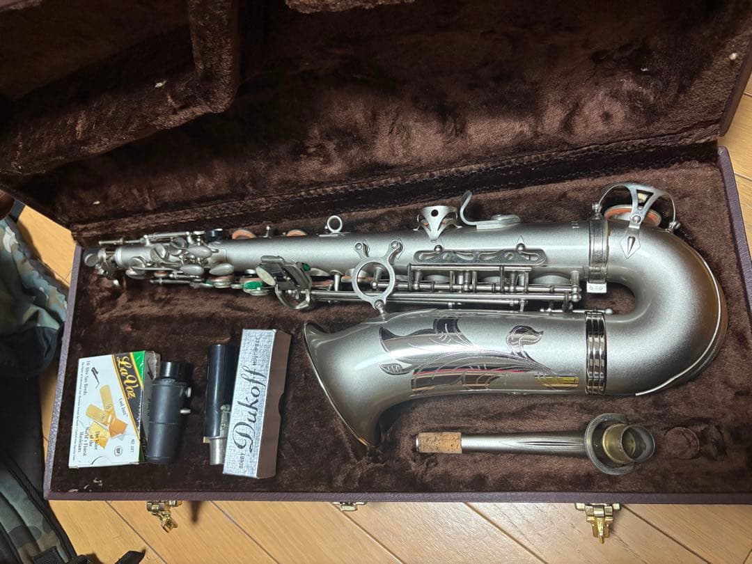 【現状品】MINERVA アルトサックス MAS-59FN シルバー