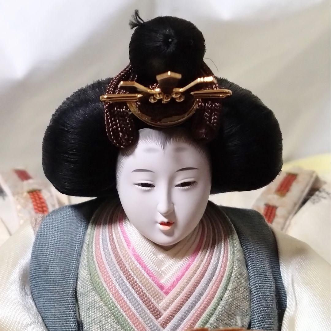 伝統的 ひな人形セット 雛人形 平安雛 長月作 十二単衣 日本人形 三月人形