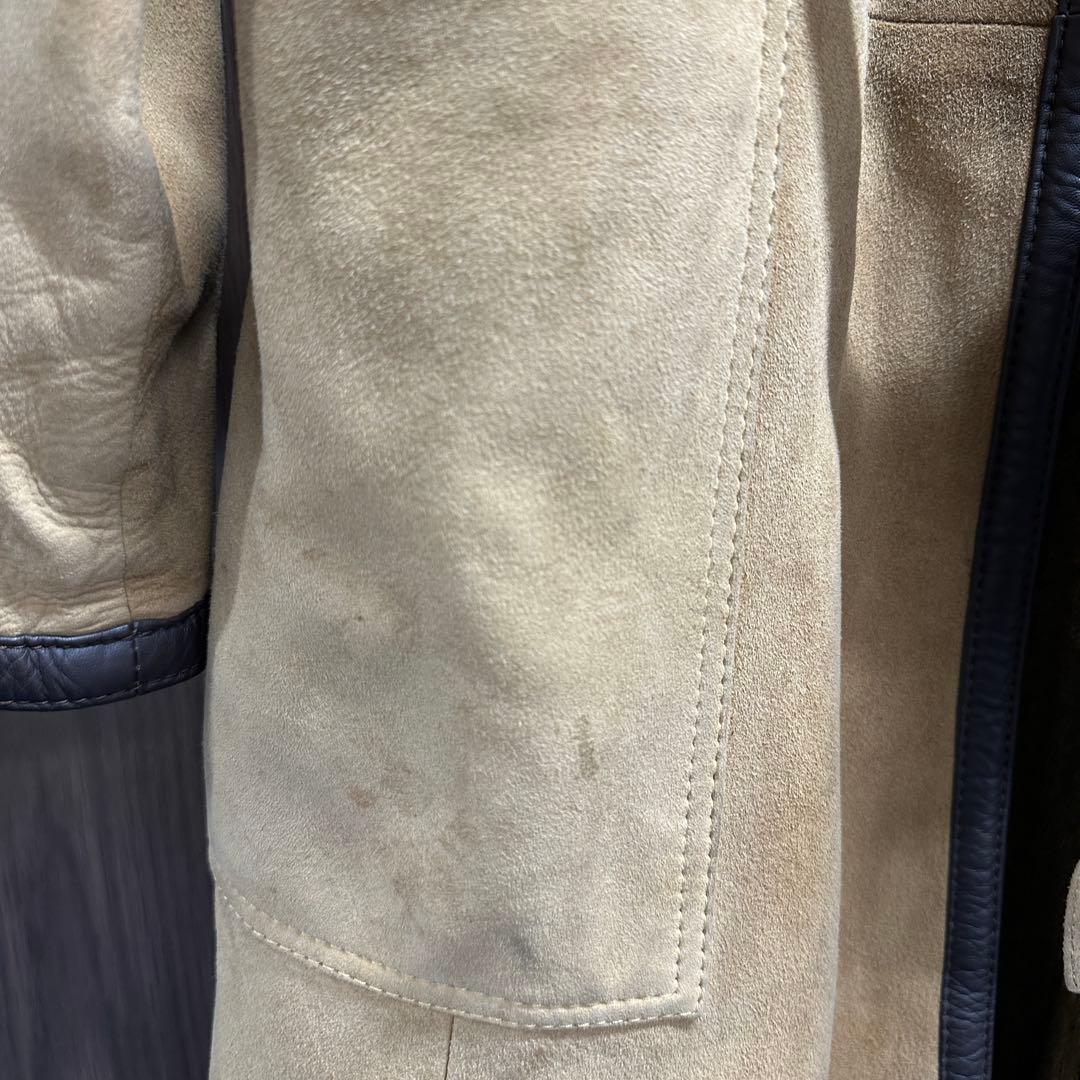 ✨ヴィンテージ ·最高級✨ LOEWE ロエベ スエード ロングコート 付 40