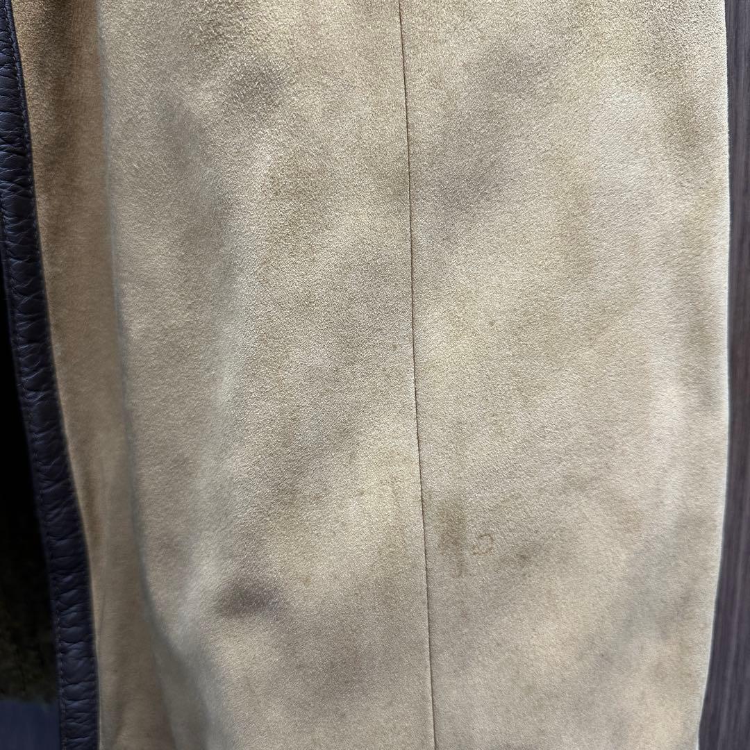 ✨ヴィンテージ ·最高級✨ LOEWE ロエベ スエード ロングコート 付 40