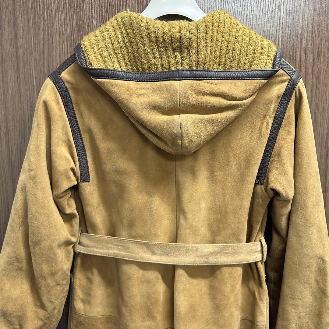 ✨ヴィンテージ ·最高級✨ LOEWE ロエベ スエード ロングコート 付 40