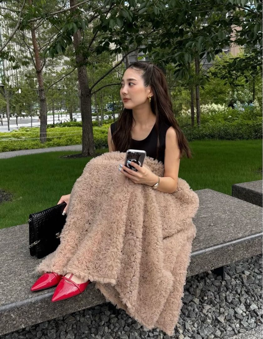 ANDRESDアンドレスド　mocomoco set up dress