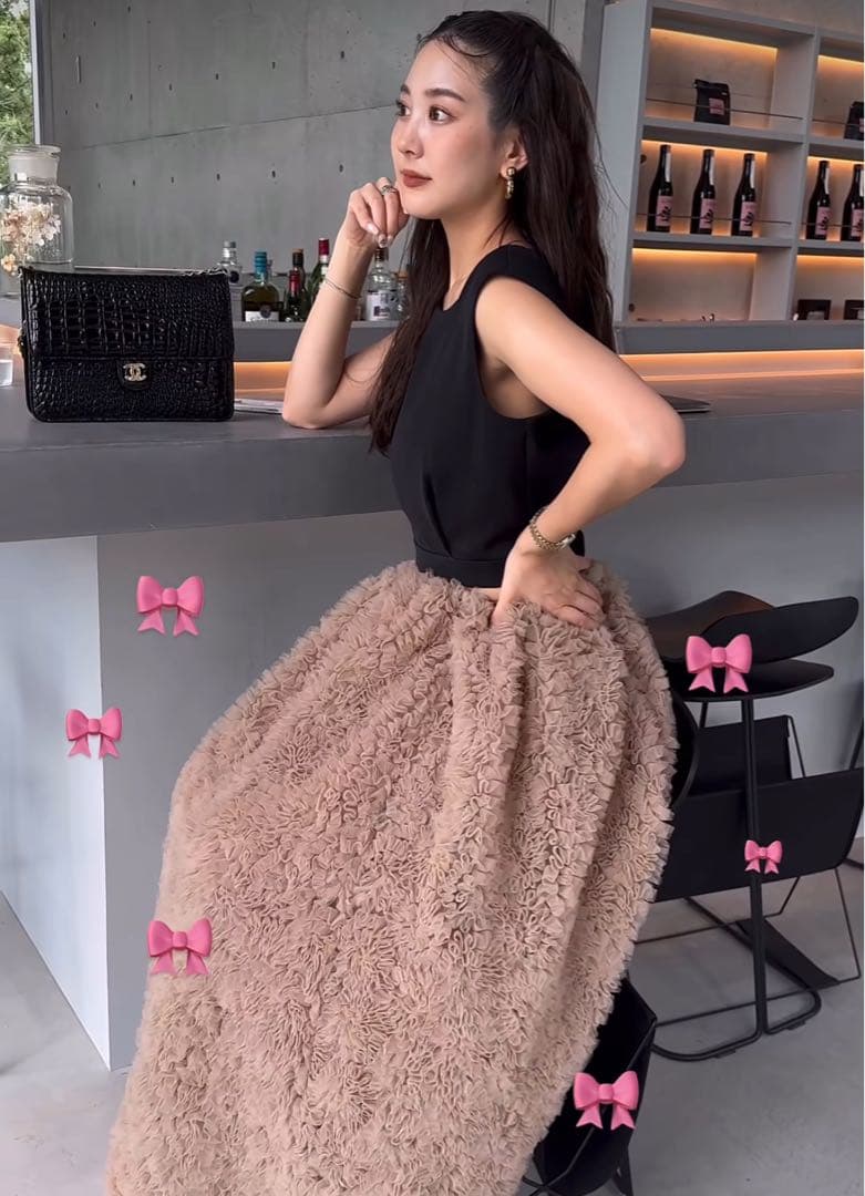 ANDRESDアンドレスド　mocomoco set up dress