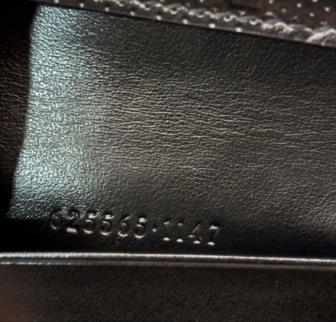 新品未使用　GUCCI グッチ GGエンボスレザー 6連 キーケース　キーリング