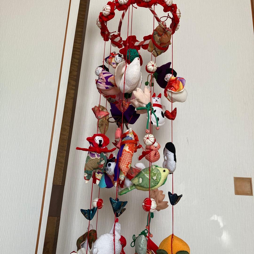 ハンドメイド⭐︎吊るし飾り⭐︎つるしびな⭐︎正絹・ちりめん♡ひな祭り