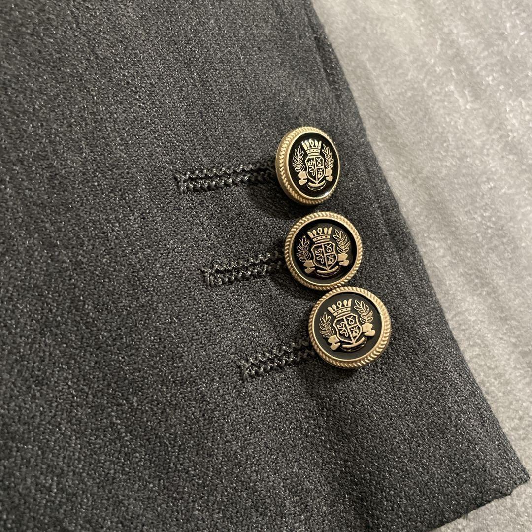 日本製ダブルスーツ× BVLGARI ドット柄シルクタイ クラシックセットアップ