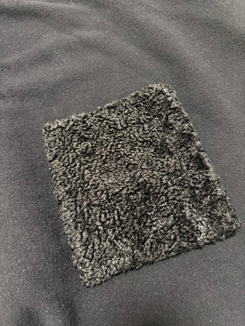 Moncler 黒 フリンジ付きポンチョ