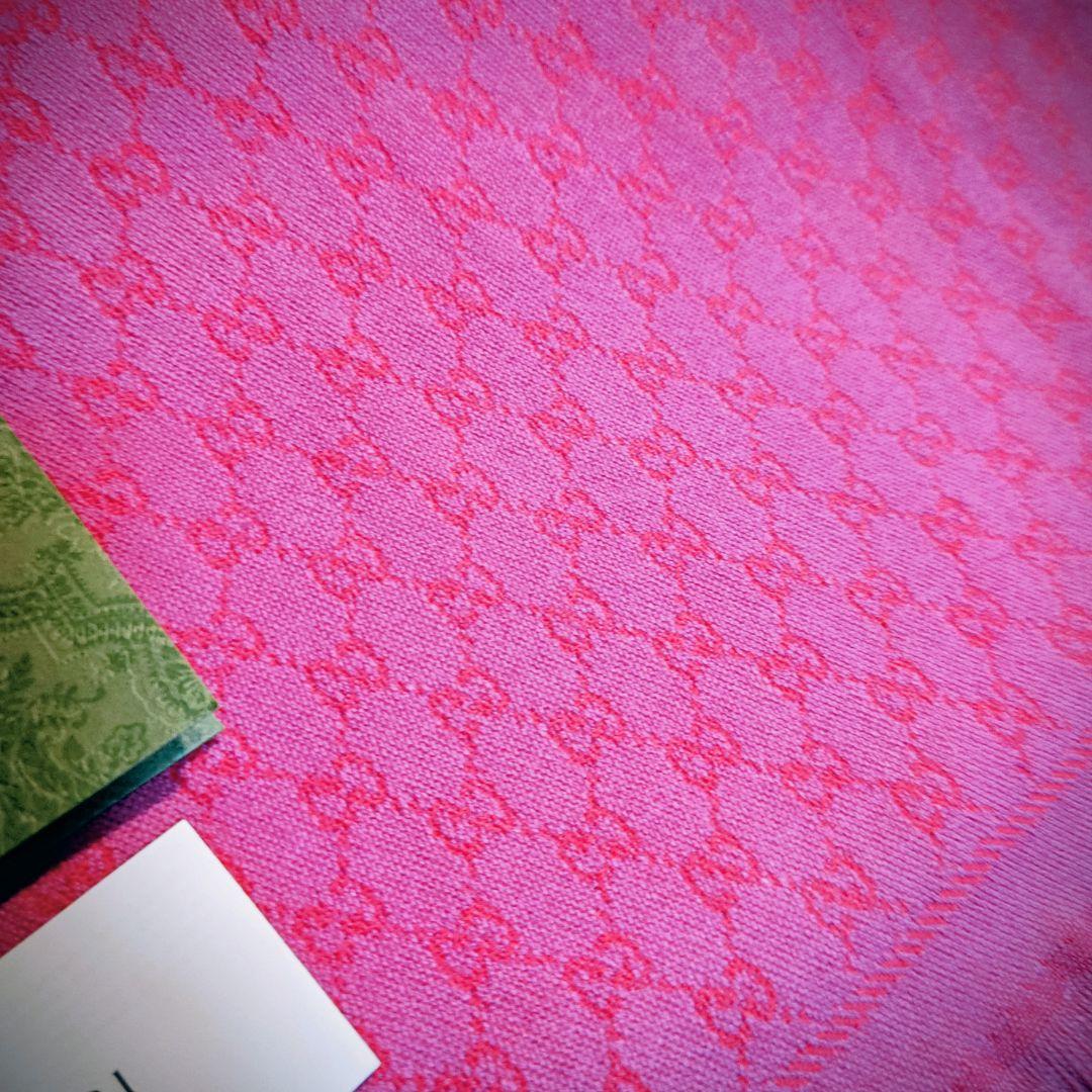 ❤美品箱付き❤GUCCI マフラー ストール ショールスカーフ❤ピンク❤