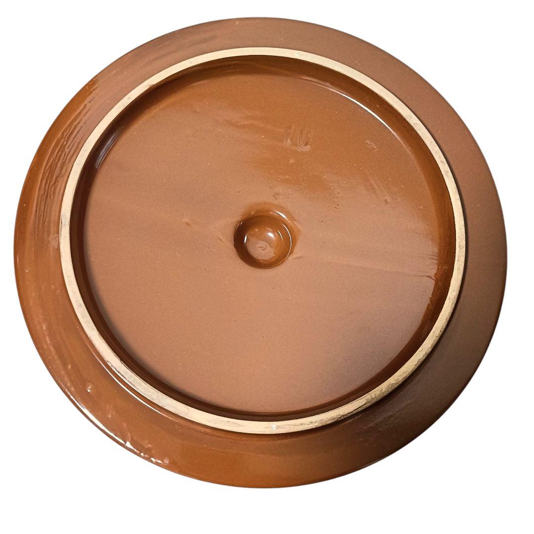 【廃盤】常滑焼 久松窯 切立 蓋付 10号　18L 漬物 味噌 かめ 無臭