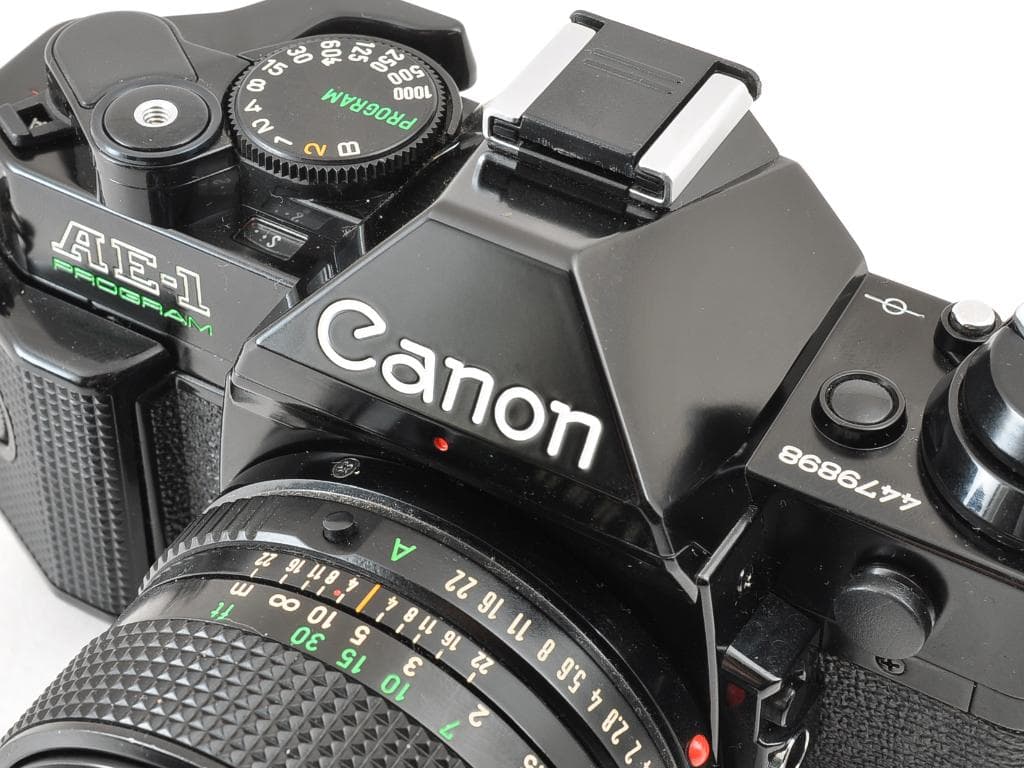 キヤノン AE-1 PROGRAM ブラック NFD 50mm f1.4 完動品