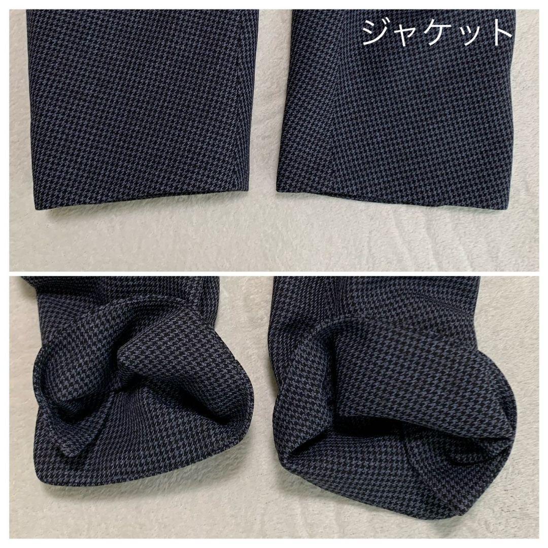 最終価格【美品】DESCENTE ハウンドトゥース 千鳥格子 スーツセットアップ