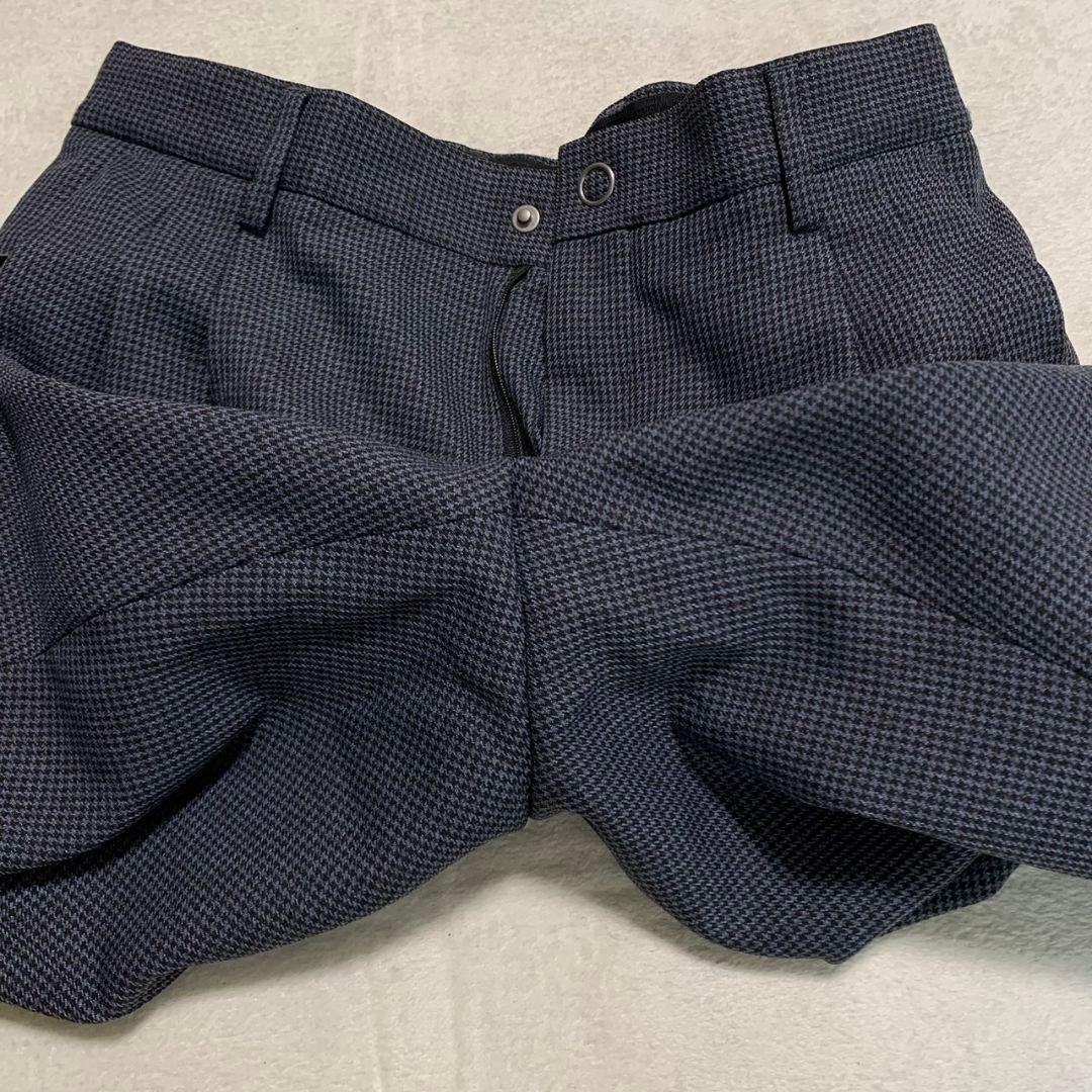 最終価格【美品】DESCENTE ハウンドトゥース 千鳥格子 スーツセットアップ