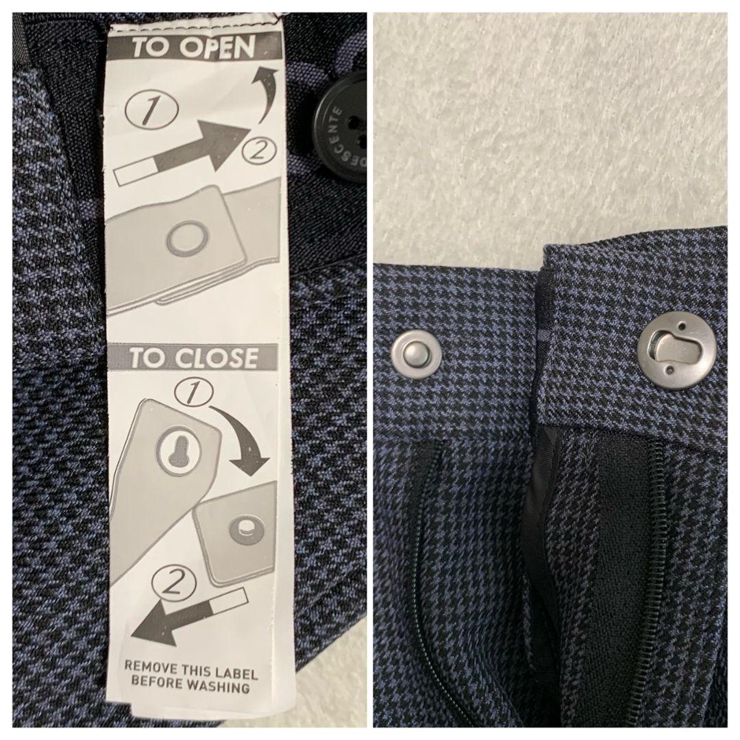 最終価格【美品】DESCENTE ハウンドトゥース 千鳥格子 スーツセットアップ