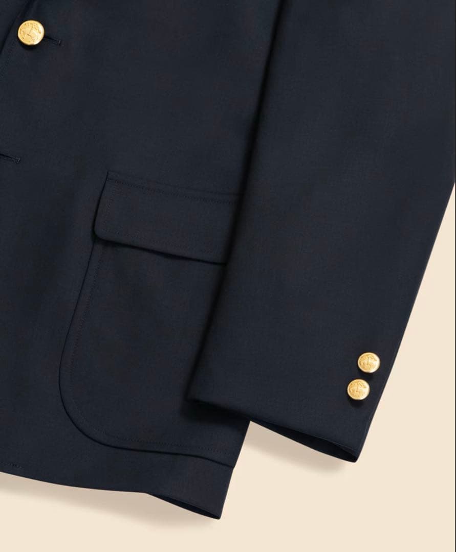 新品未使用　ブルックスブラザーズ ブレザー　定番　段返り　金ボタン　40 M