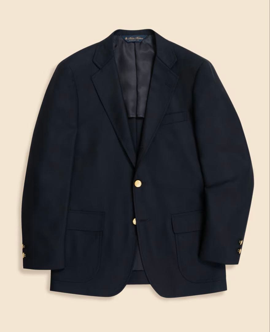 新品未使用　ブルックスブラザーズ ブレザー　定番　段返り　金ボタン　40 M