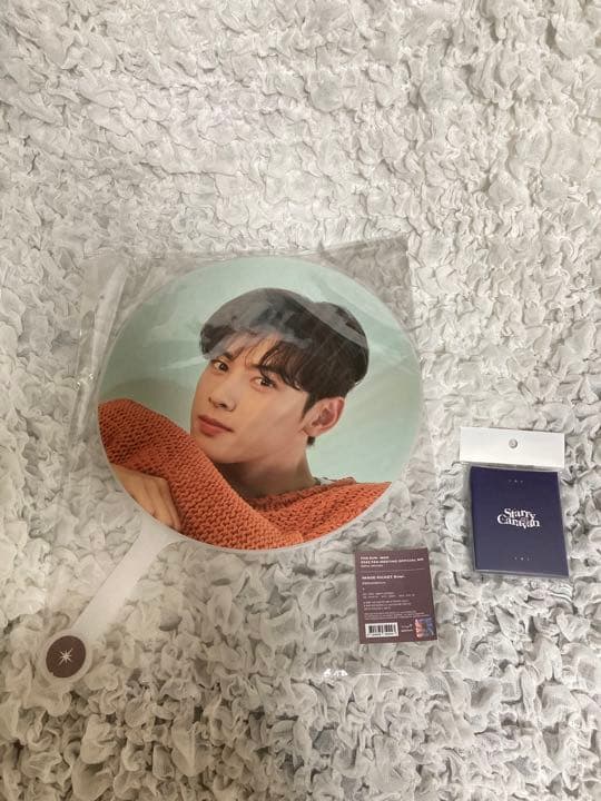 チャウヌ ポラロイド ファンミーティング ウヌ ペンミ フォト　ピケット うちわ