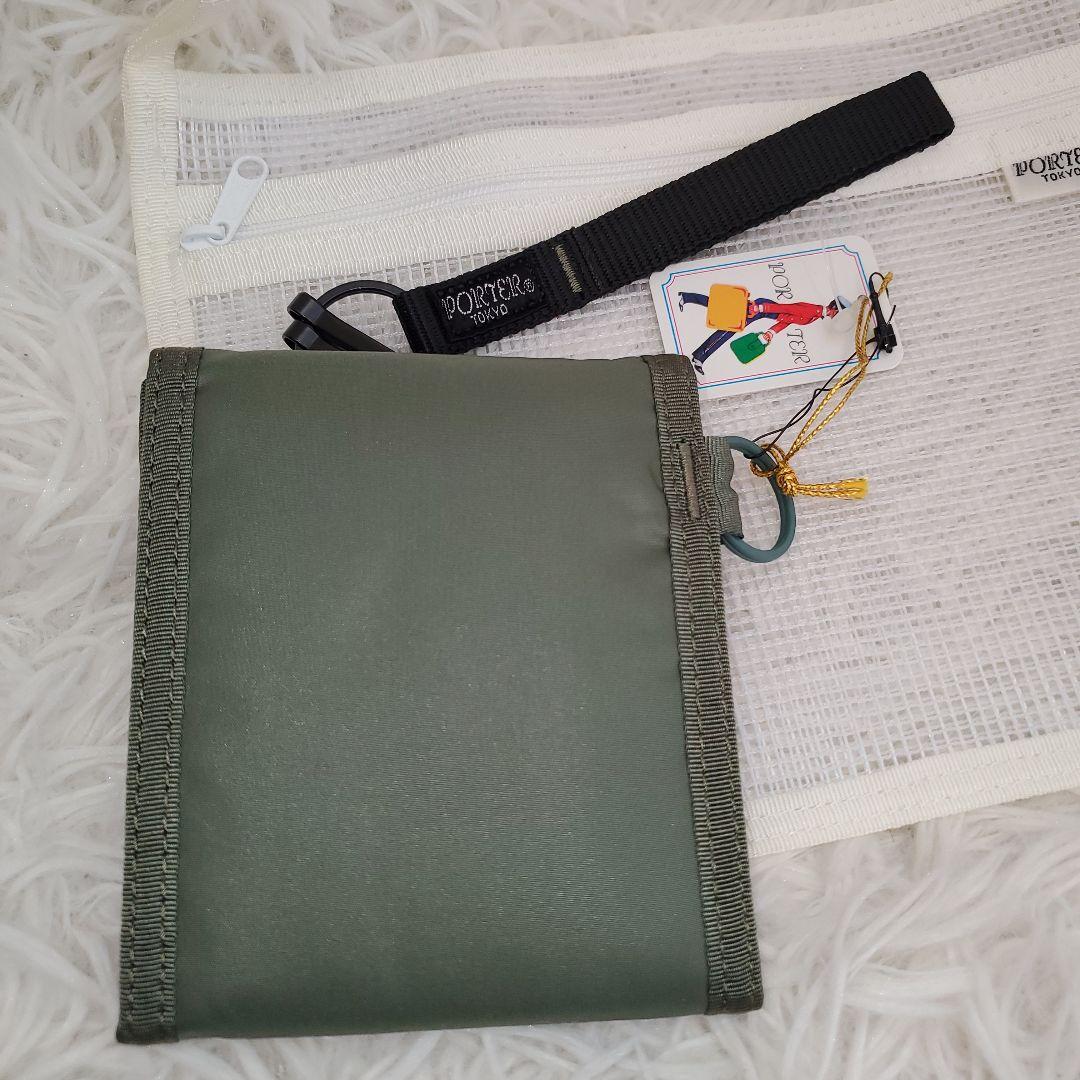 ⭐現行未使用⭐PORTER カプセル ウォレット 三つ折り財布 カーキ