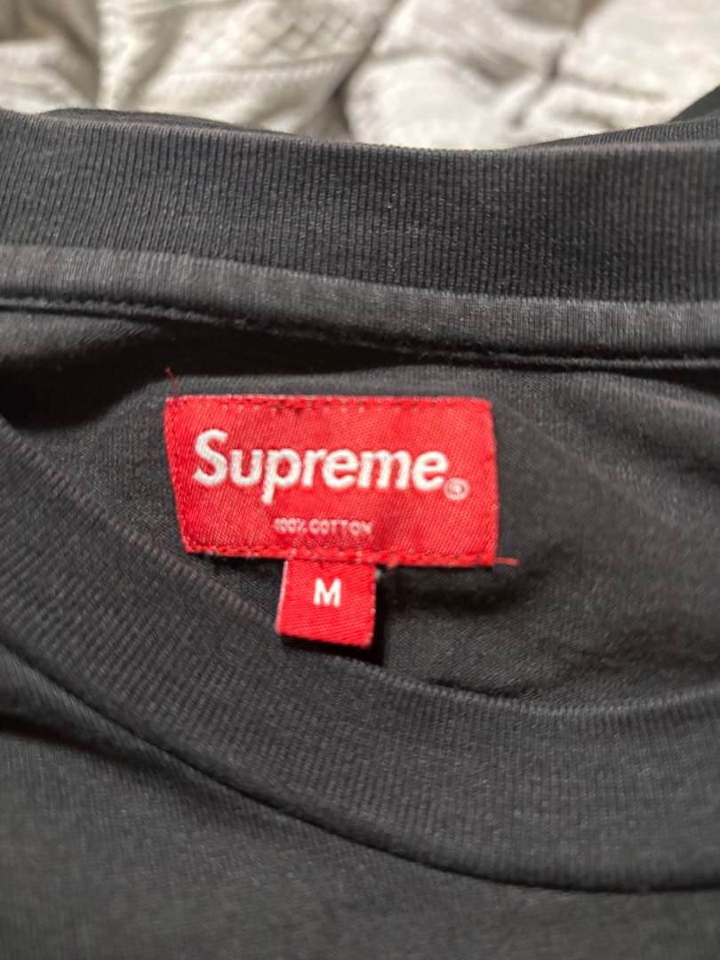 Supreme スモールボックスロゴブラック ロンT