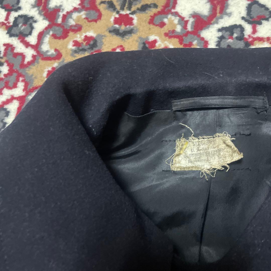 vintage 40s Pコート US NAVY 10ボタン ピーコート 古着