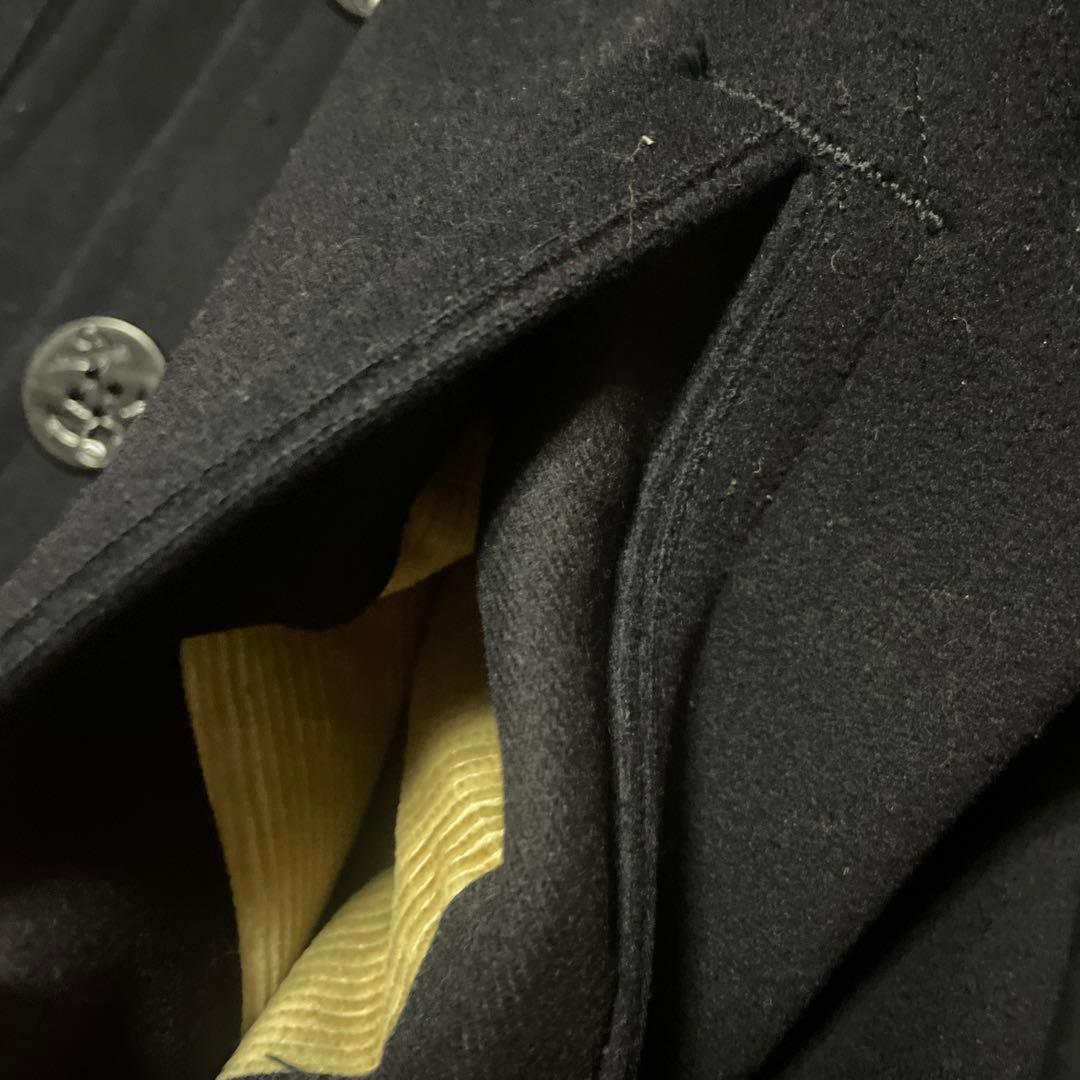 vintage 40s Pコート US NAVY 10ボタン ピーコート 古着