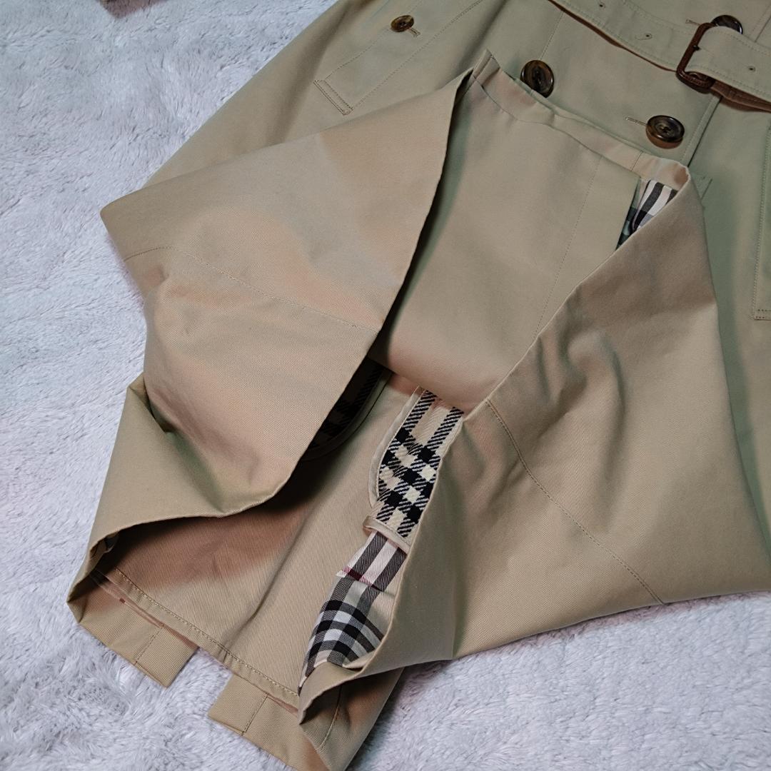 バーバリーロンドン　トレンチコート38　ステンカラーコートセット商品ノバチェック