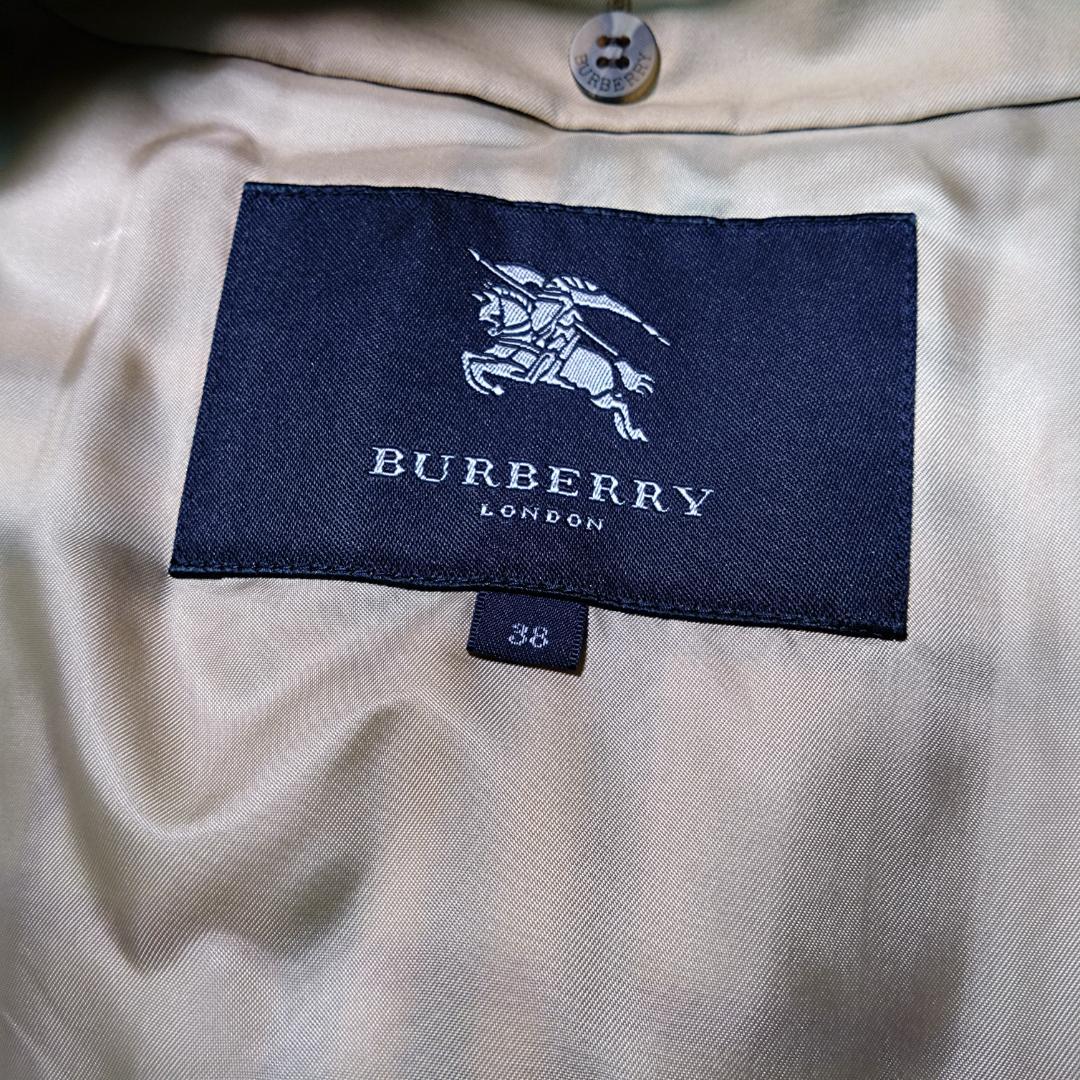 バーバリーロンドン　トレンチコート38　ステンカラーコートセット商品ノバチェック