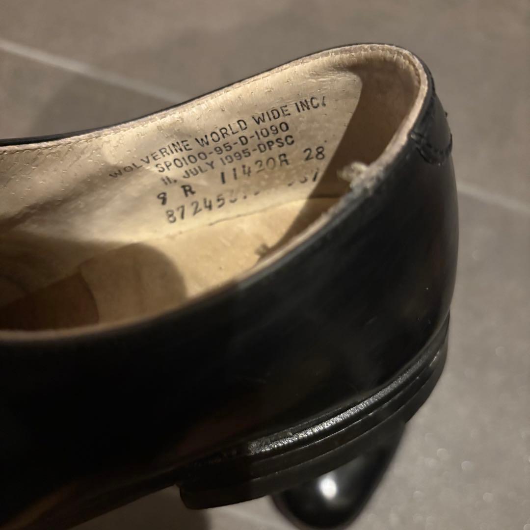 US NAVY サービスシューズ　90S レザー　9R