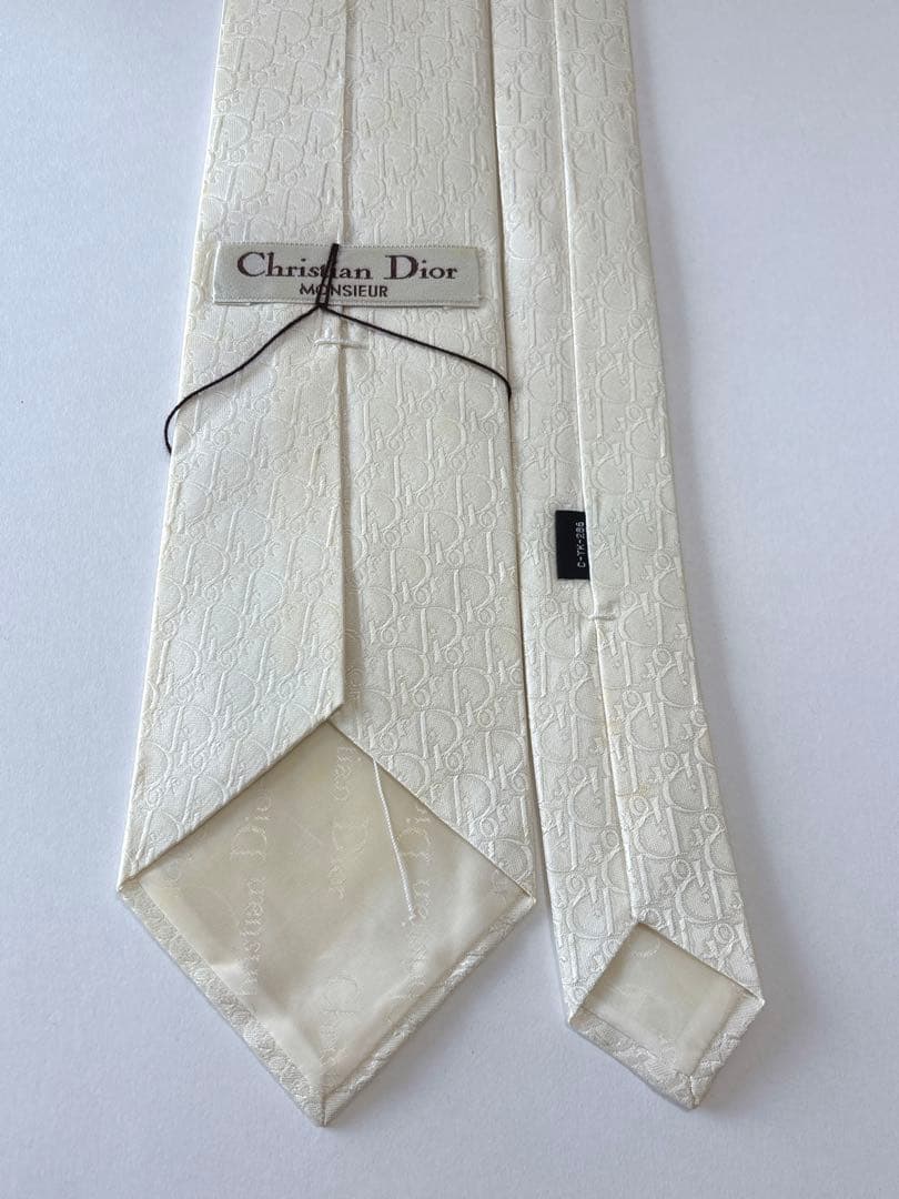 クリスチャンディオール ネクタイ シルク トロッター オブリーク ジャガード