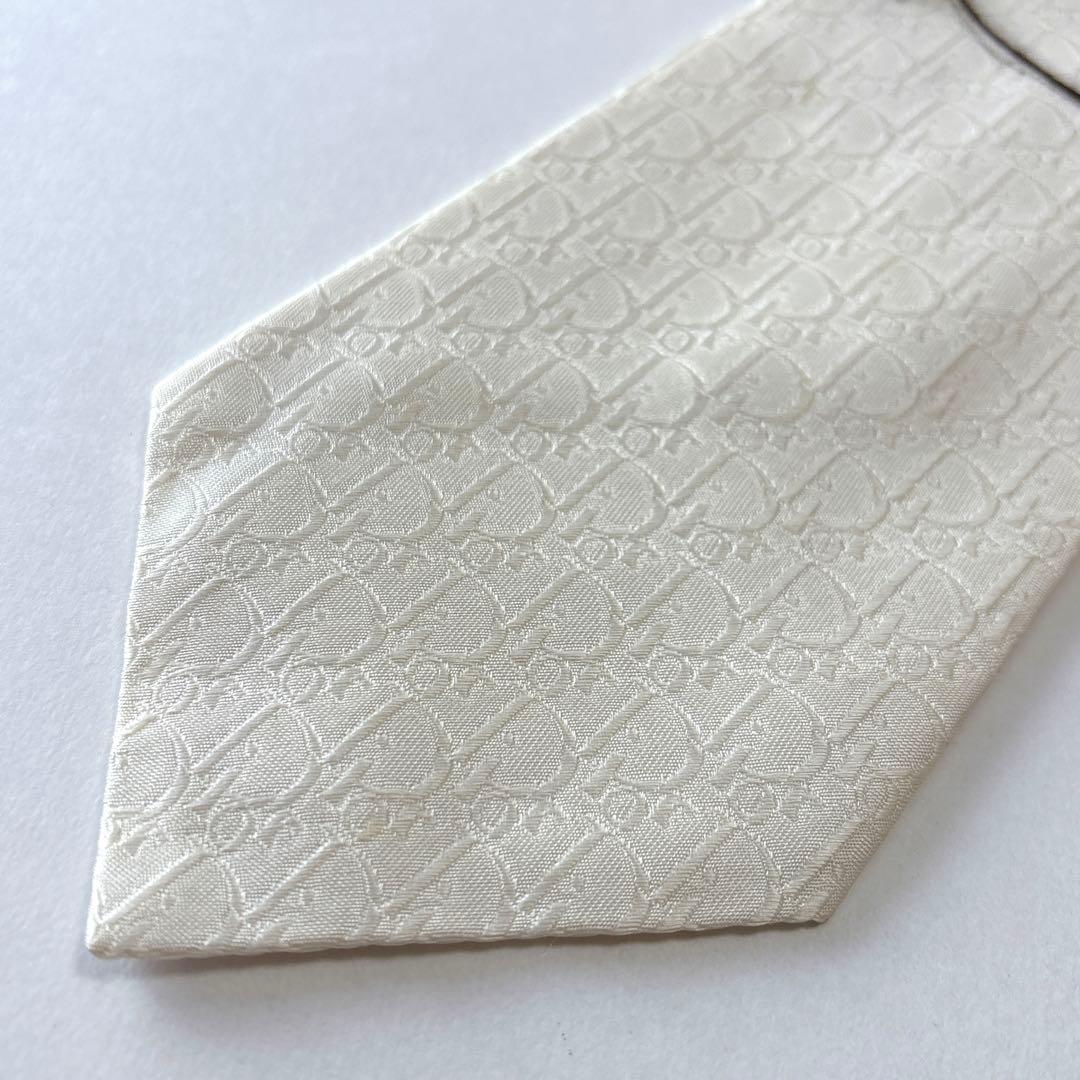 クリスチャンディオール ネクタイ シルク トロッター オブリーク ジャガード