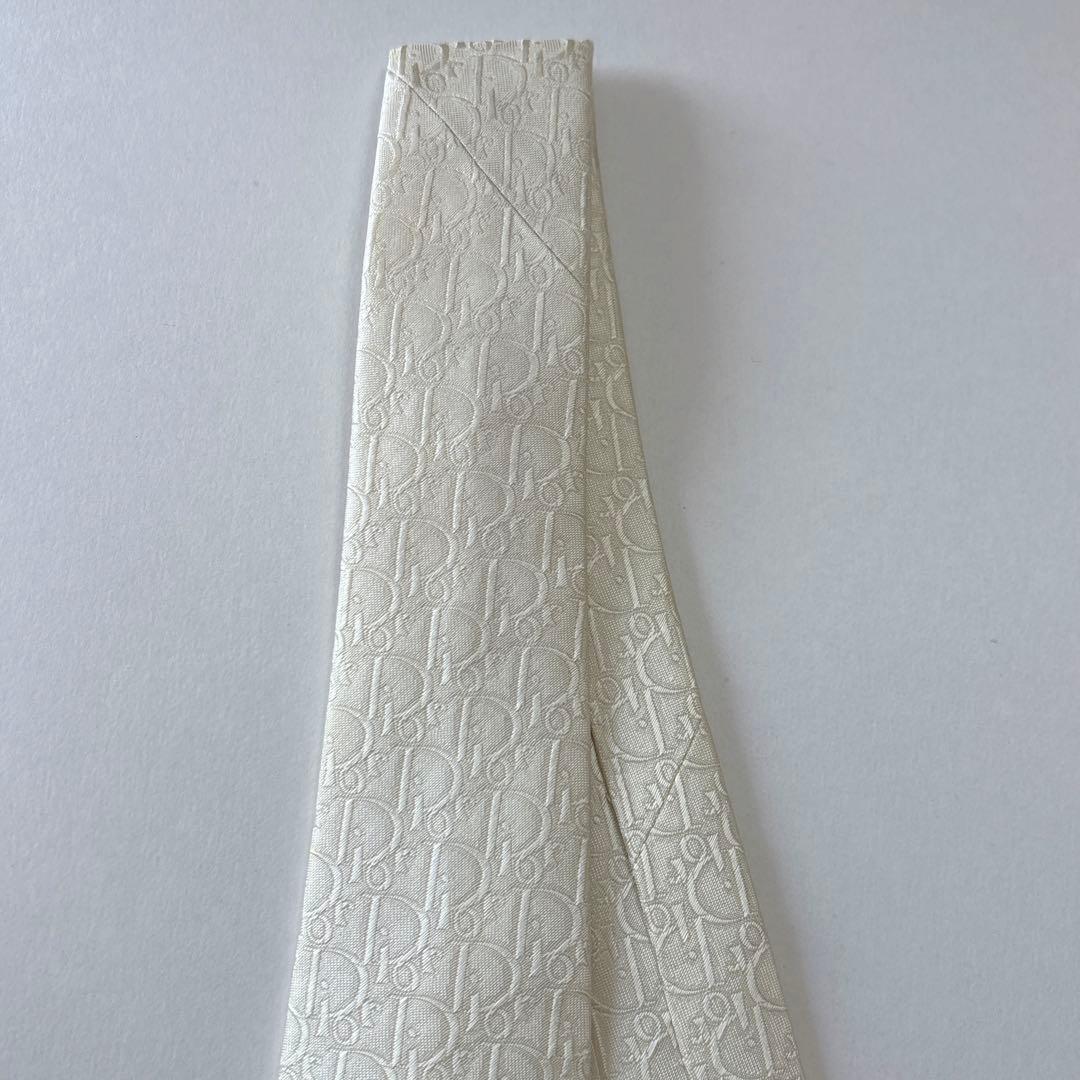 クリスチャンディオール ネクタイ シルク トロッター オブリーク ジャガード