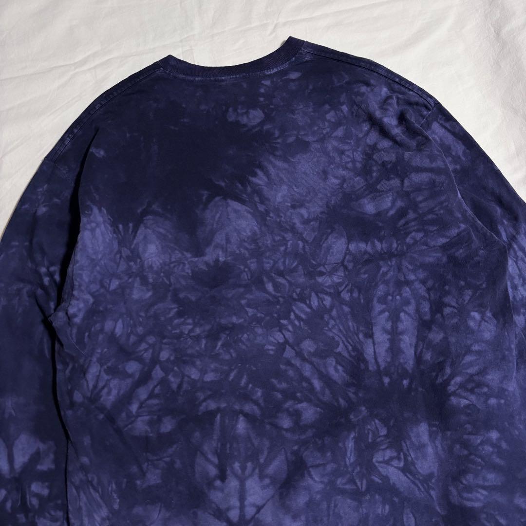 aiko 着 USA製 THE MOUNTAIN 犬プリント タイダイ Tシャツ