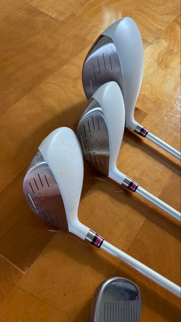 レディース ゴルフクラブセット ホワイト ピンク